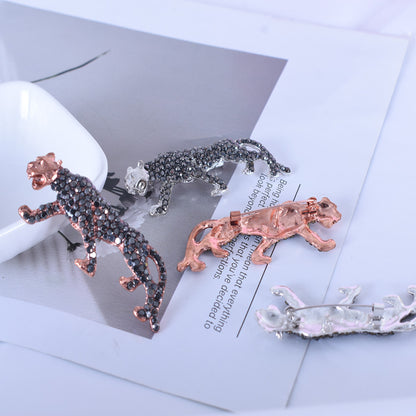 Brooch, Silk Scarf Buckle, Animal Rhinestones