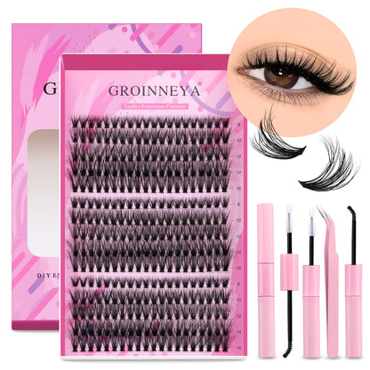 D Curly Delicate Fluffy Feeling Thick Single Cluster Curly False Eyelashes