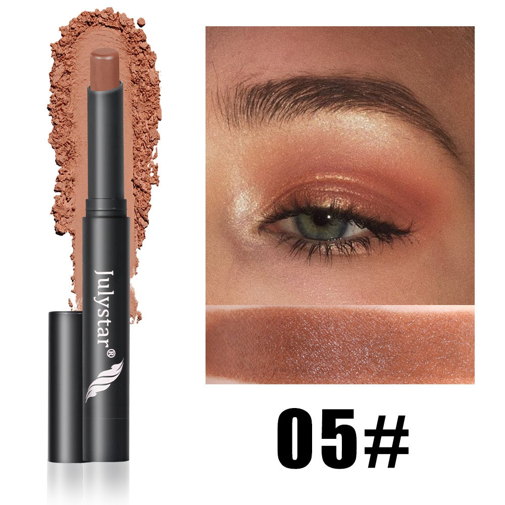 Makeup Lazy Pearlescent Rotating Eye Shadow Stick Repair Shadow Highlight Lip Brightening Integrated Multi-purpose