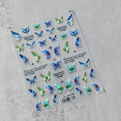 TENSOR New Technology Thin Transparent Three-dimensional Adhesive Nail Sticker
