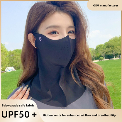 Sunscreen mask-dark grey-1 piece