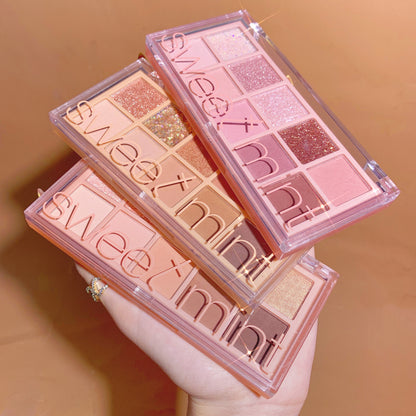 10Shades Of Eyeshadow Pearly Matte Earth Lasting Palette