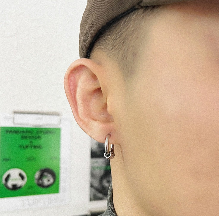 Earrings Male Large Earrings Bold