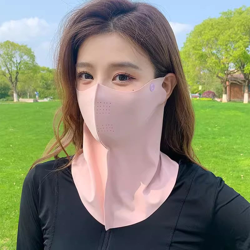 Sunscreen mask-black-imitation cotton-1 piece