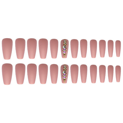 Matte Nail Tip Ballet Nail Frosted Nail Patch Long