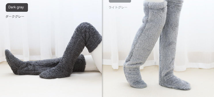 Winter Warm Cold Leg Knee Joint Cold-proof Stockings Home Floor Sleeping Socks