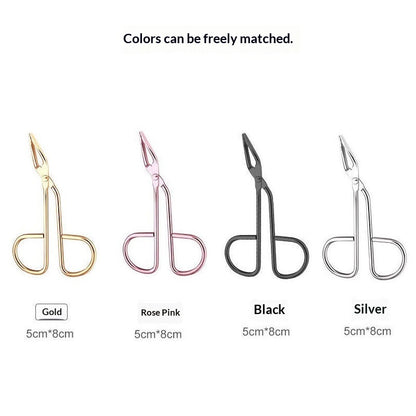 Eyebrow Tweezers Flat-nose And Slanted-nose Small Tweezers For Eyebrows Unisex Tool