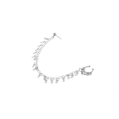 Tassel chain earring nose