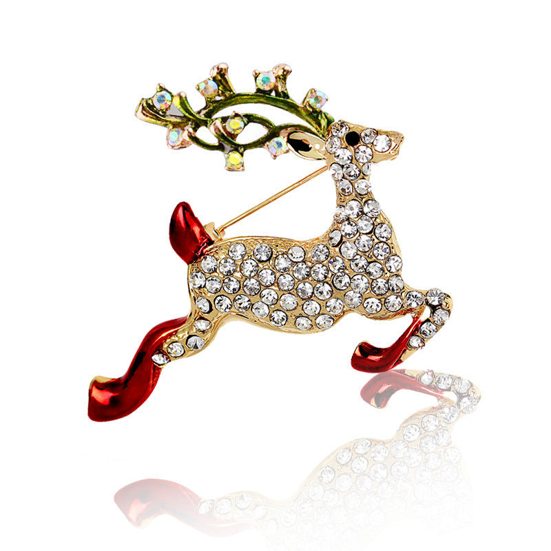 Christmas tree brooch pin