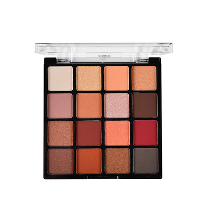 16 colors pearlescent eyeshadow palette