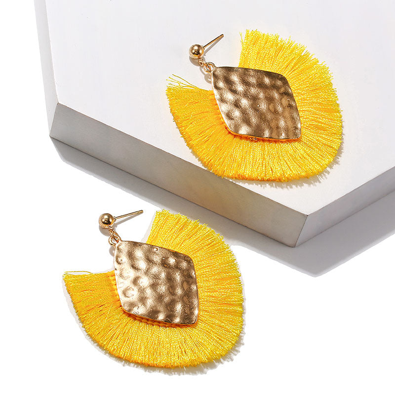 Exaggerated earrings Bohemian fashion earrings