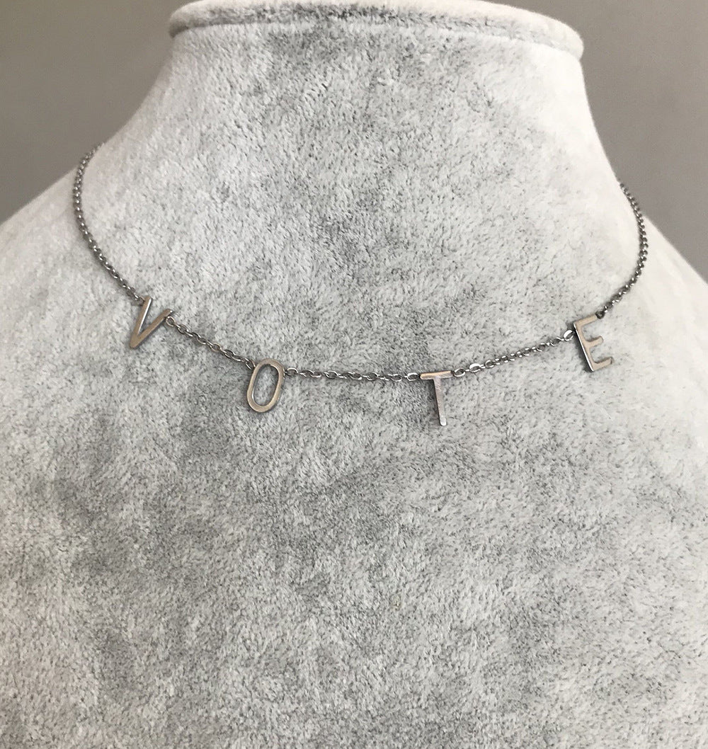 vote necklace