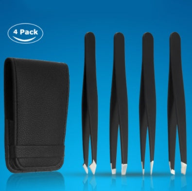 4 pcs  eyebrow tweezers