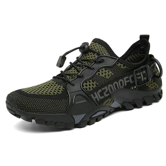 Extra-large Outdoor Shoes For Men Summer Breathable Hiking Boots