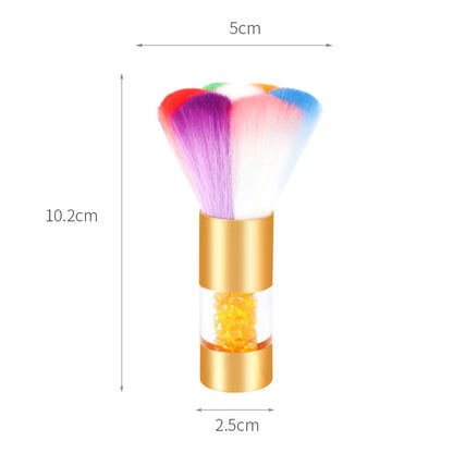 Nail dust brush