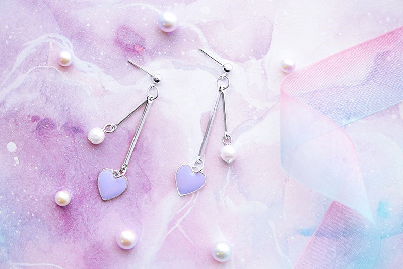 Macaron earrings female ear clip