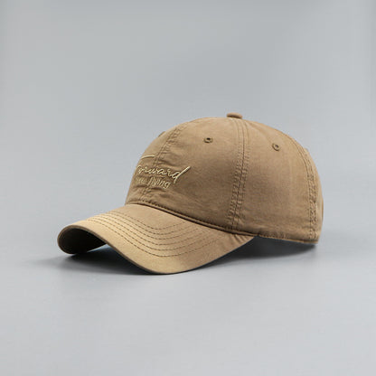 Letter Embroidery Men And Women All-matching Sun Hat