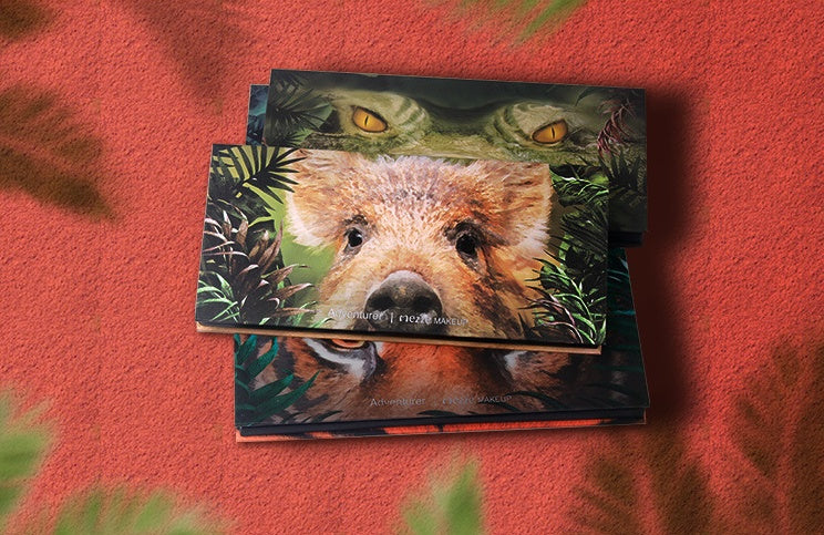 Perfect same diary twelve color Explorer Eyeshadow piglet tiger tiger ice wolf animal eye shadow makeup