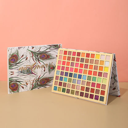 Feather 88 Color Eyeshadow European And American Makeup Palette Pearlescent Matte Gorgeous