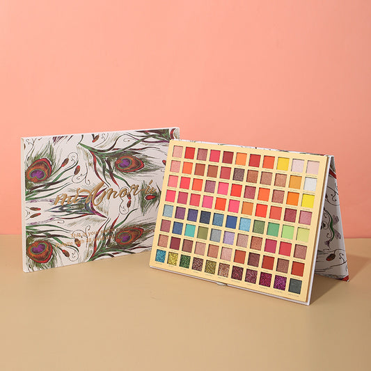 Feather 88 Color Eyeshadow European And American Makeup Palette Pearlescent Matte Gorgeous