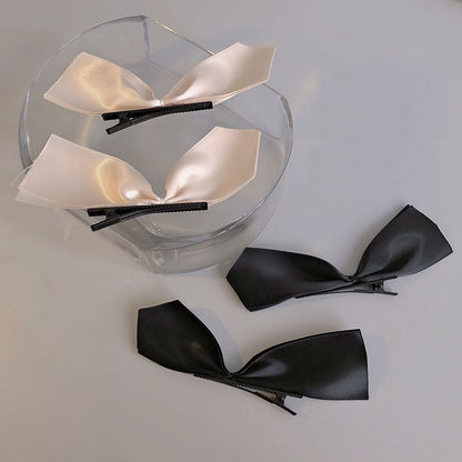 Black Bow Hairpin Female Headdress One Word Hairpin