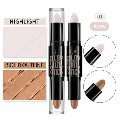 Concealer Dual-headed Touch-up Stick Three-dimensional Face Brightening