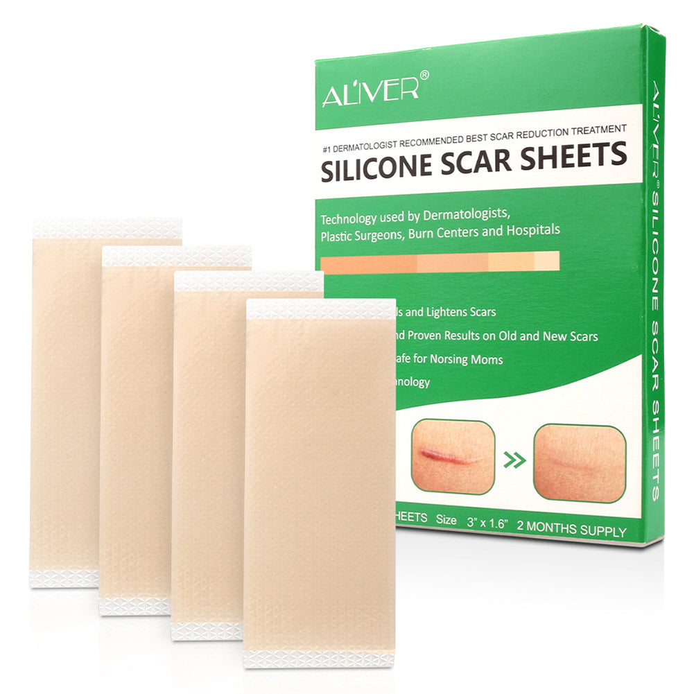 Small size self-adhesive scar removal sticker