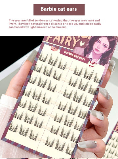 Portable Segmented Natural Thick False Eyelashes