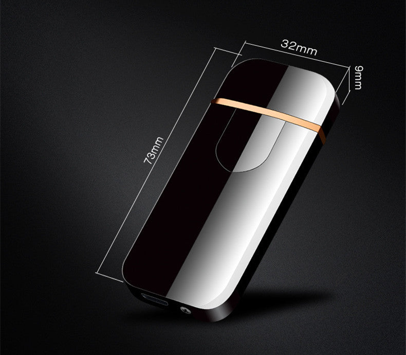 Creative ultra-thin fingerprint usb charging lighter
