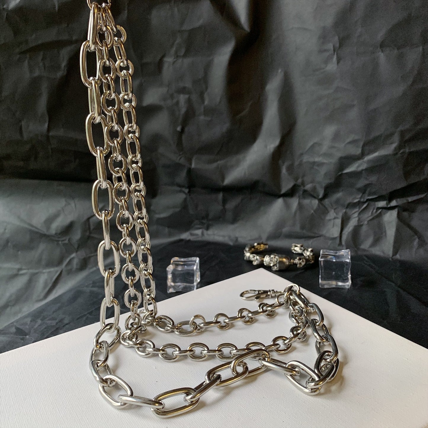 Male Female Hip Hop Pants Chain Waist Chain