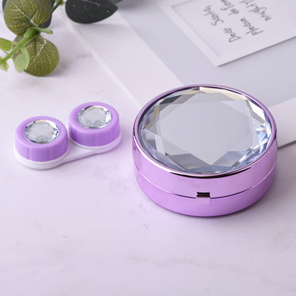 Diamond Shaped Contact Lens Cartoon Companion Box