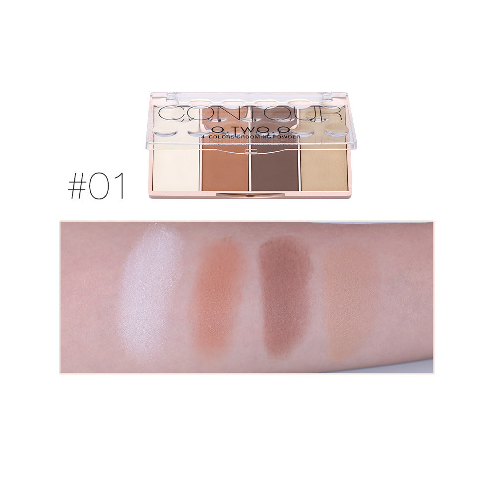 Brightening Three-dimensional Highlight Rouge Pearlescent Powder Pan