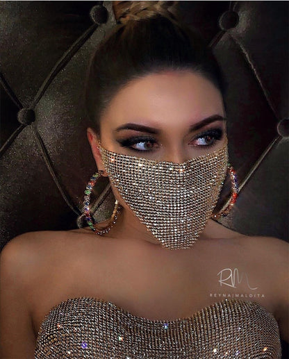 Explosive Metal  Jewelry Mask