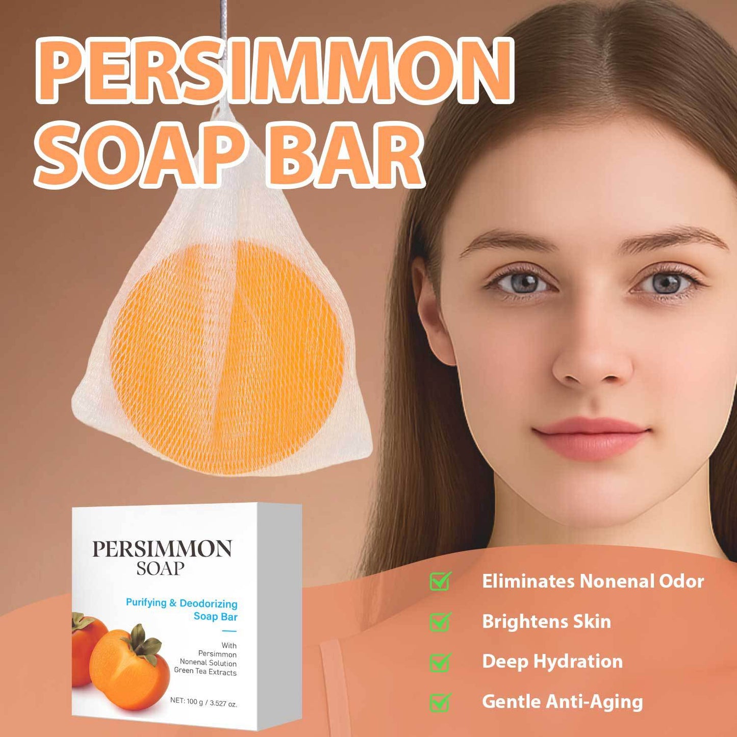 Persimmon Purifying Deodorant Soap