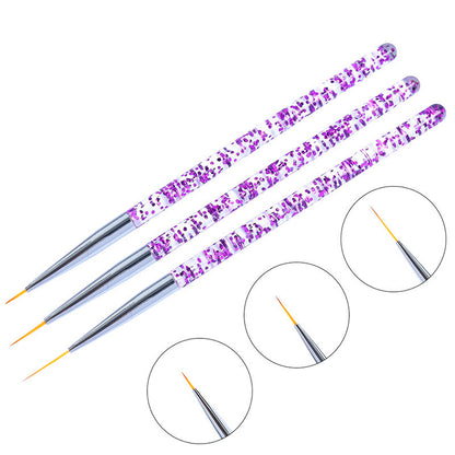 Set of 3 Nail Brush Tools