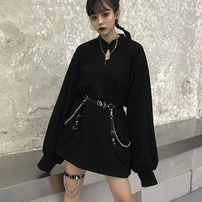 Love Waist Chain Metal Leg Ring Chain Belt