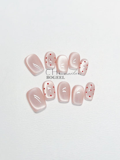 Phototherapy White Gentle Fake Nails