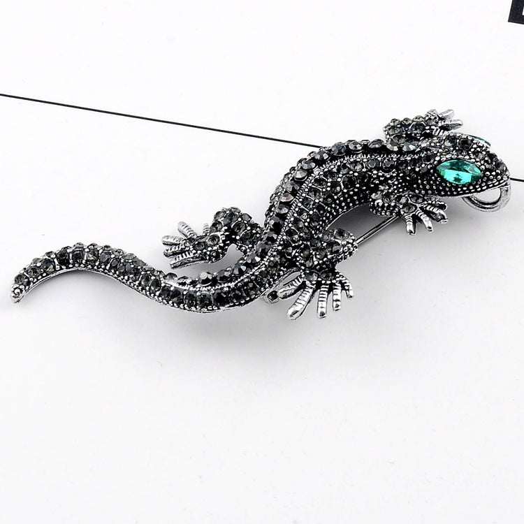 Suit brooch lizard pin clothes accessories