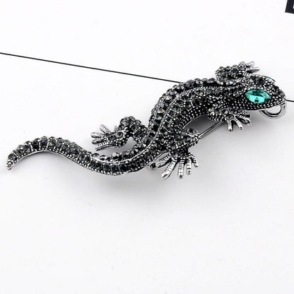 Suit brooch lizard pin clothes accessories