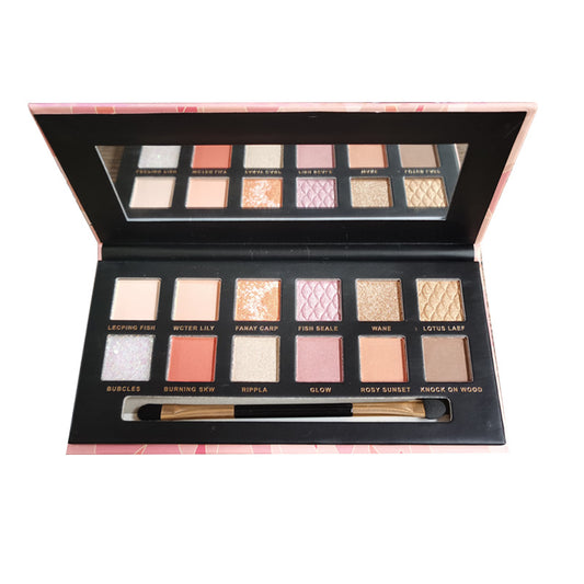 Koi 12-color pearl sequin eyeshadow palette
