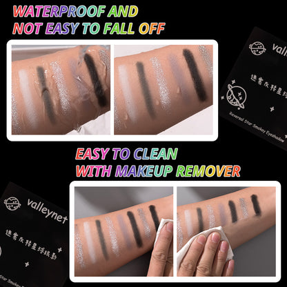 Smoked 9 Colors Eye Shadow Plate Halloween Matte Shimmer