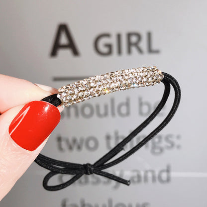 All-match fashion rhinestone hair tie