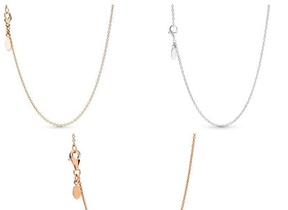 Simple silver pendant jewelry clavicle chain for women