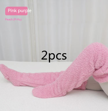 Winter Warm Cold Leg Knee Joint Cold-proof Stockings Home Floor Sleeping Socks