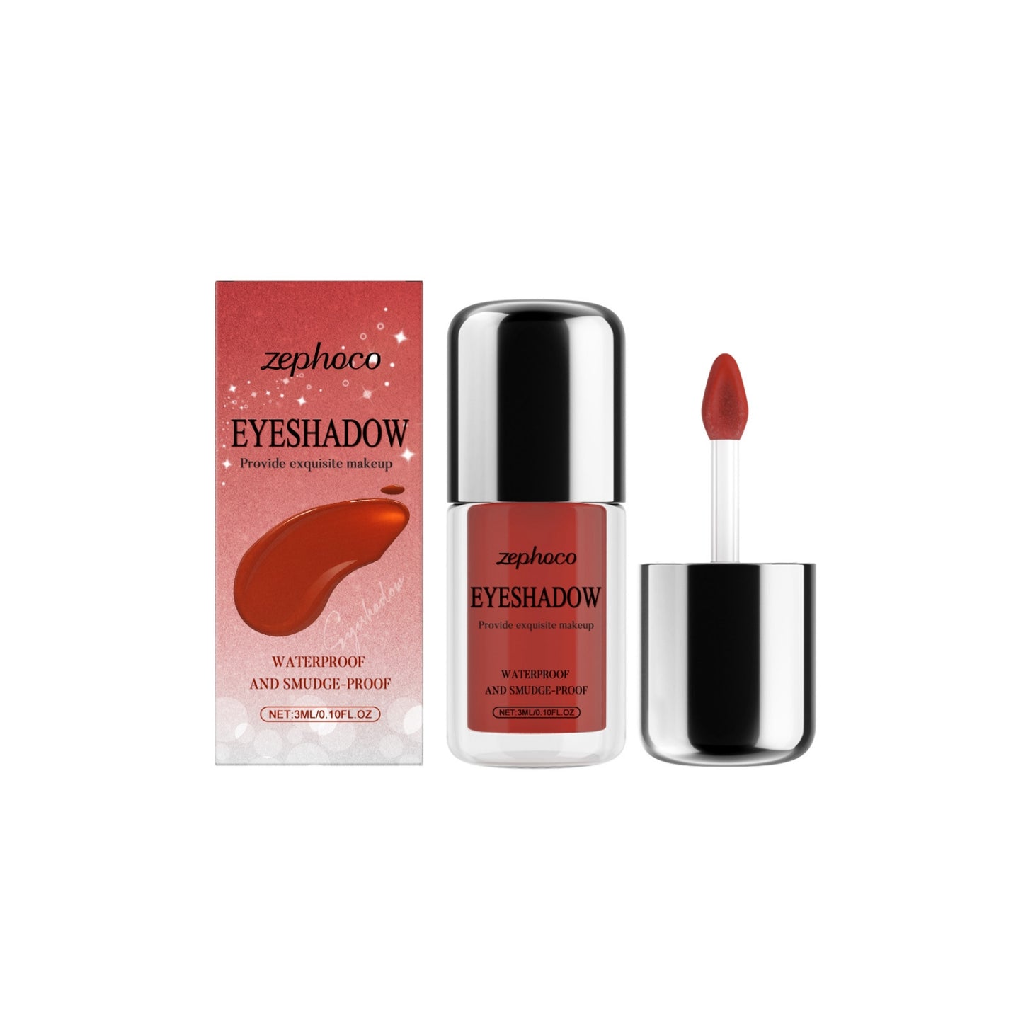Glitter Peach Powder Liquid Eye Shadow