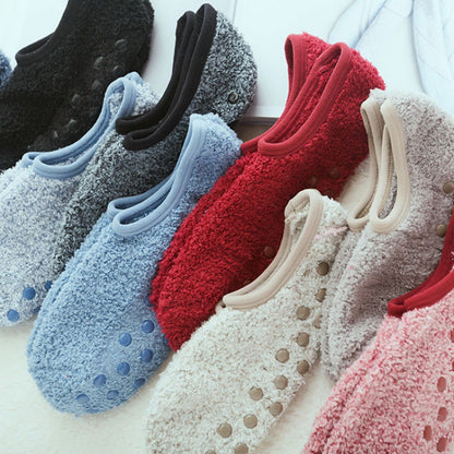 Coral wool warm sleep home floor boat socks