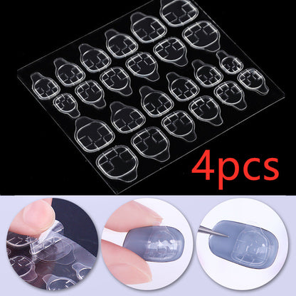 Transparent invisible nail sticker