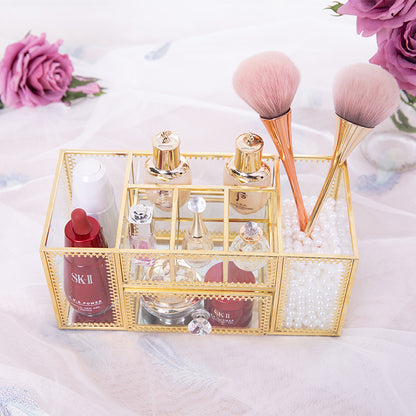 Skin care nail brush cosmetic storage bucket
