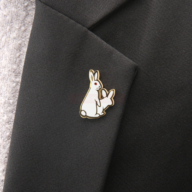 Rabbit brooch