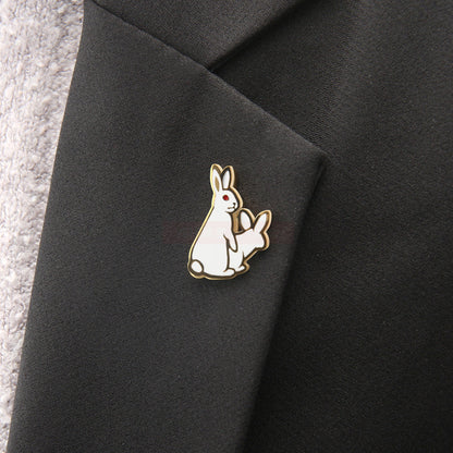 Rabbit brooch